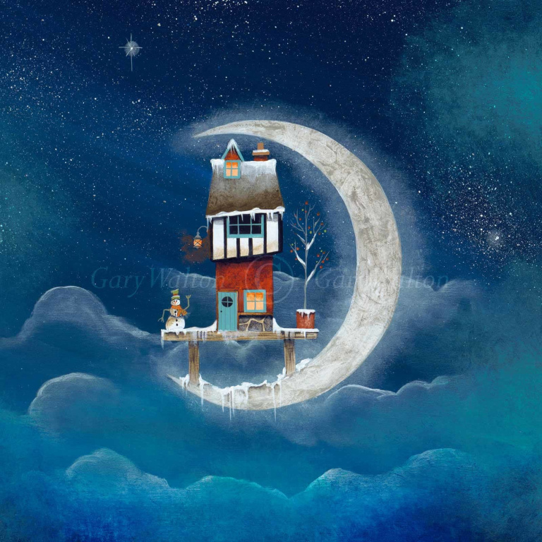 The Snowman and the Moon by Gary Walton