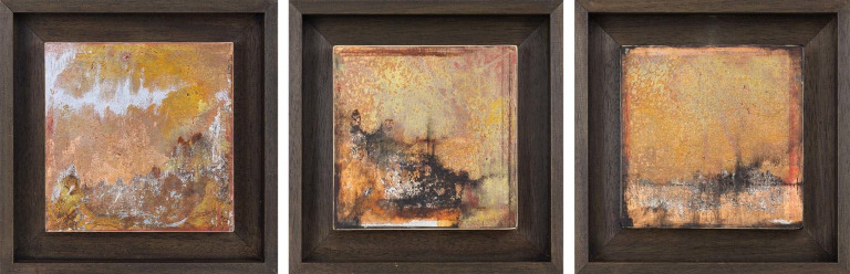 Scenes From A Grand Tour I, II and III (Triptych) by Hiroko Lewis