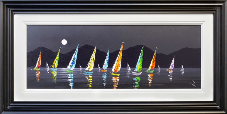 Moonlit Racing by John Russell