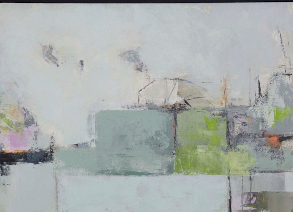 Shipyard by Marco Ariè, original painting