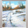 A Snowy Trail by Gerhard Nesvadba, original painting