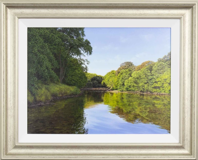 The River Ure, West Witton (Commission) by Michael James Smith