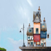 Tugs II by Gary Walton, limited edition print, detail