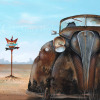 Car Wash by Gary Walton, limited edition print, detail