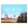 Car Wash by Gary Walton mounted