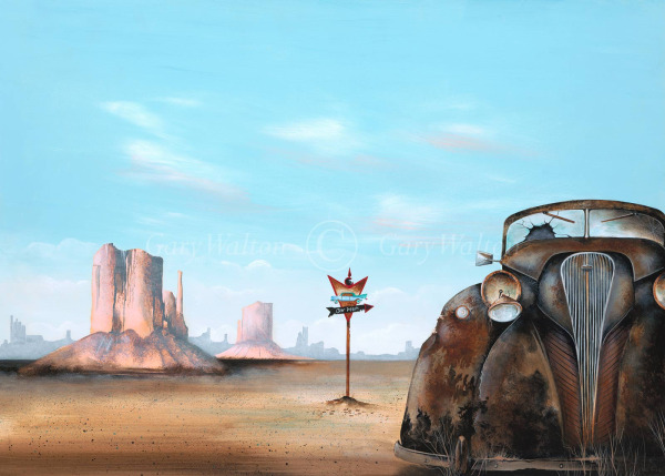 Car Wash by Gary Walton, limited edition print