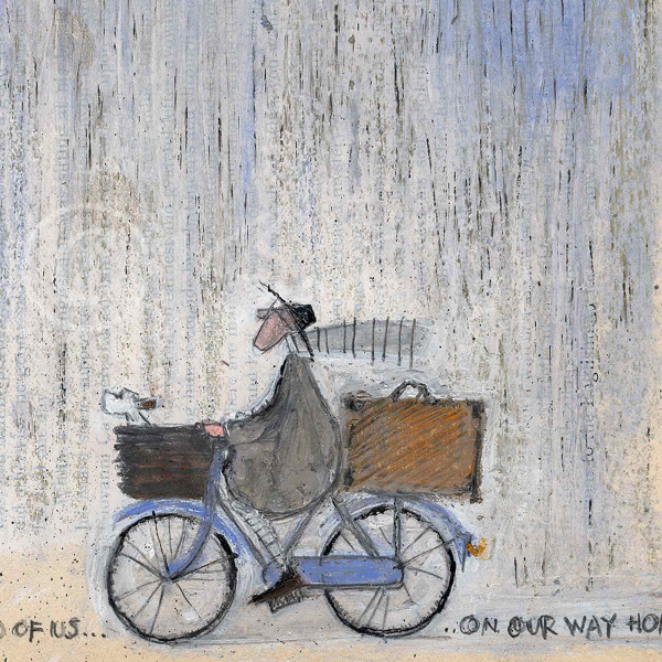 Two Of Us…On Our Way Home by Sam Toft, limited edition print, detail