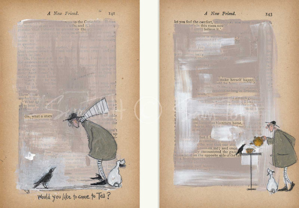 A New Friend by Sam Toft, limited edition print