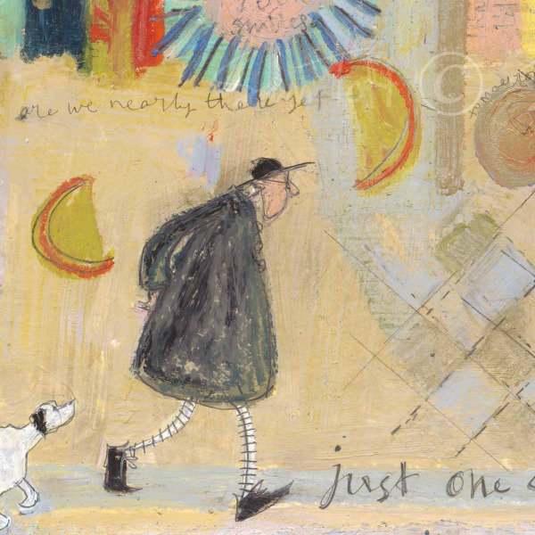 Just One Step At A Time by Sam Toft, limited edition print, detail