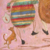 In The Pink…And Lovin’ It! by Sam Toft, limited edition print, detail
