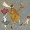 Afternoon Tea Dance by Sam Toft, limited edition print, detail
