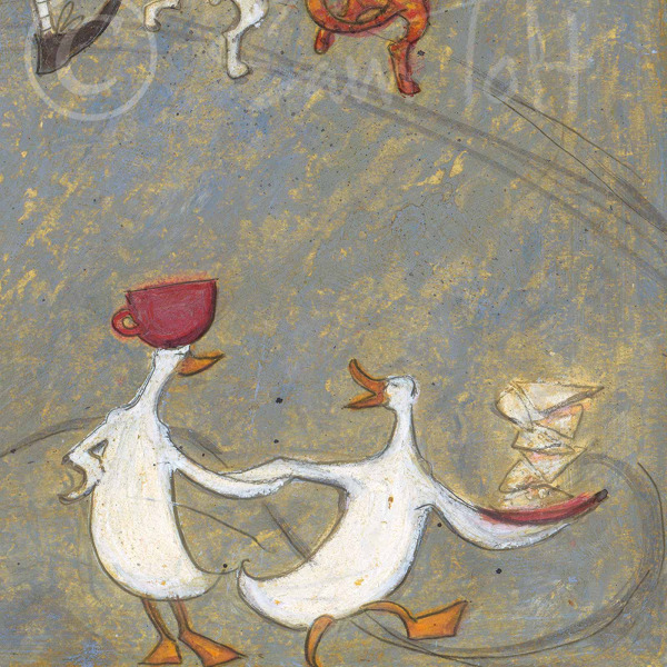 Afternoon Tea Dance by Sam Toft, limited edition print, detail