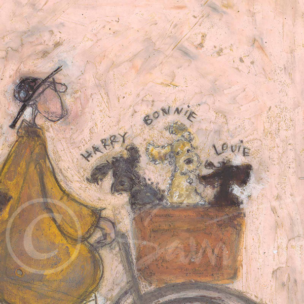 The Doodle Express by Sam Toft, limited edition print, detail