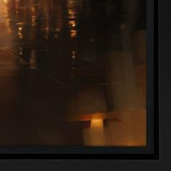 Courtyard Serenade by Leander, limited edition print, detail