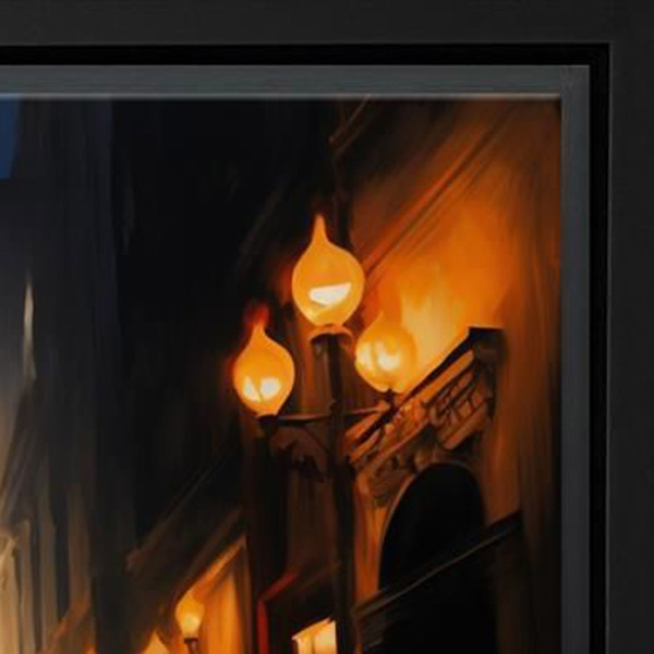 Blue Elegance by Leander, limited edition print, detail