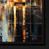 Downtown Drizzle by Leander, limited edition print, detail