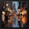 Downtown Reflections by Leander, limited edition print