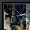 Urban Rainfall by Leander, limited edition print, detail