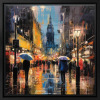City Lights In The Rain by Leander, limited edition print