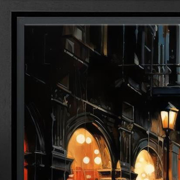 City Metallic Glow by Leander, limited edition print, detail
