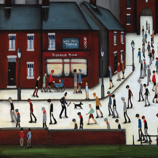 Stop Thief! (Limited Edition) by Sean Durkin, limited edition print, detail