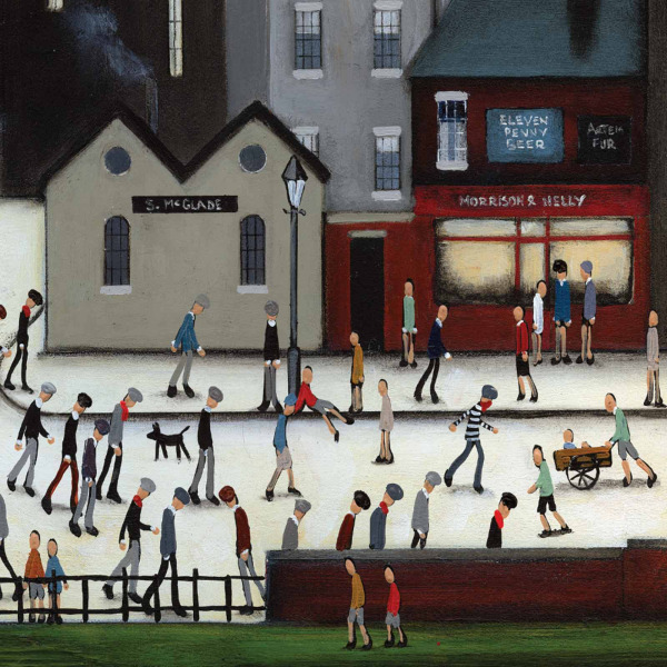 Stop Thief! (Limited Edition) by Sean Durkin, limited edition print, detail