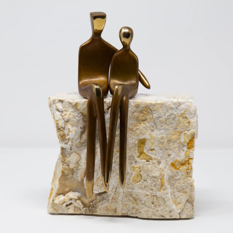 Next To Me On Travertine by Yenny Cocq