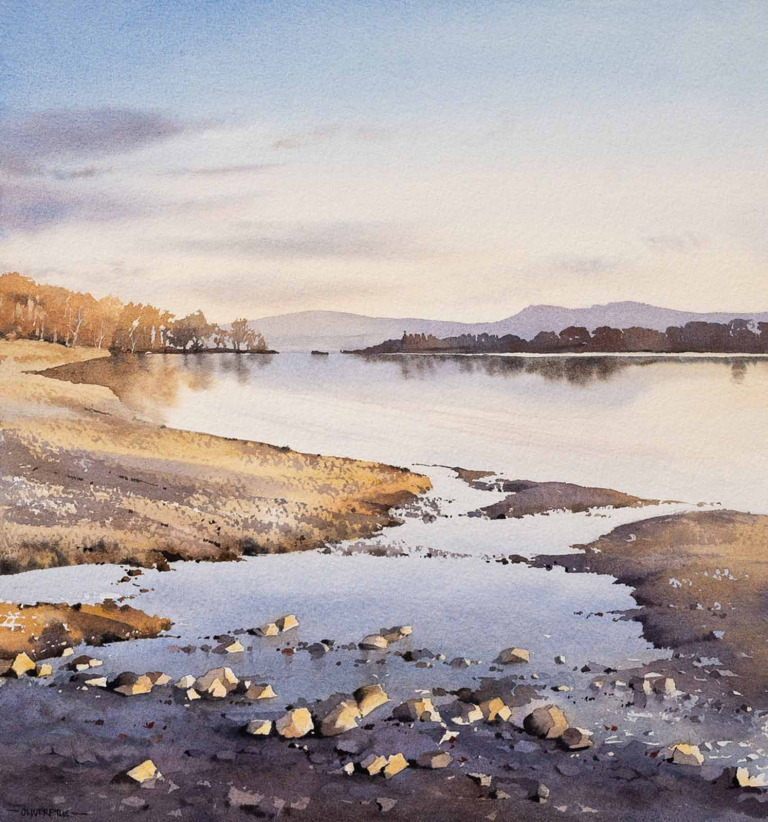 Cold And Crisp, Loch Lomund by Oliver Pyle