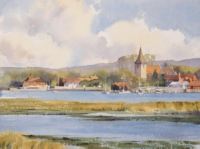A Breezy Morning, Bosham by Oliver Pyle