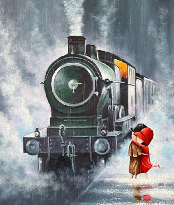 So Happy Together by Michael Abrams, limited edition print, detail