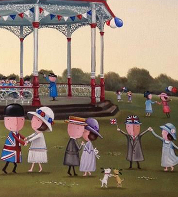Good Times by Michael Abrams, limited edition print, detail