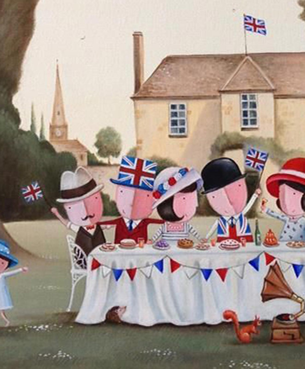 Celebrate by Michael Abrams, limited edition print, detail