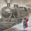 Hopelessly In Love by Michael Abrams, limited edition print, detail