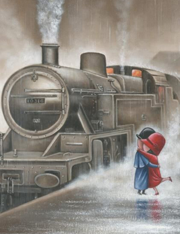 Hopelessly In Love by Michael Abrams, limited edition print, detail
