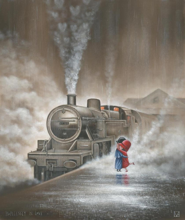 Hopelessly In Love by Michael Abrams, limited edition print