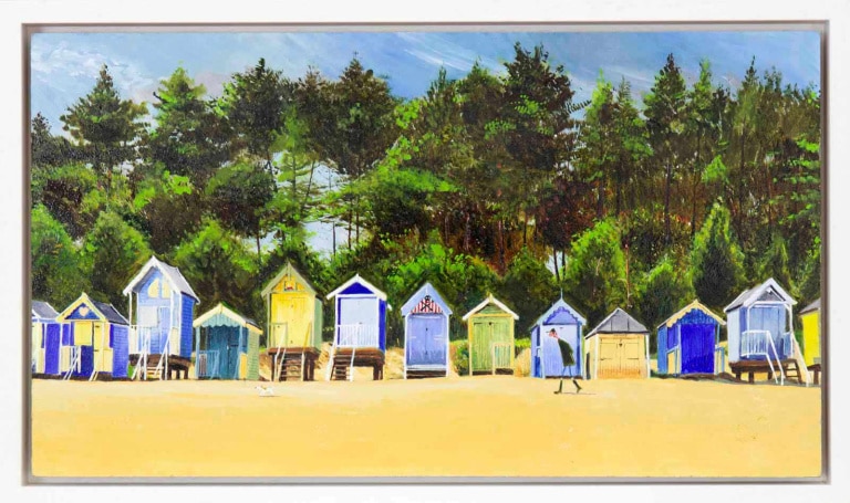Wells Beach Huts Commission by Chris Ross Williamson