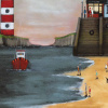 Lighthouse Lagoon (Limited Edition) by Sean Durkin, limited edition print, detail
