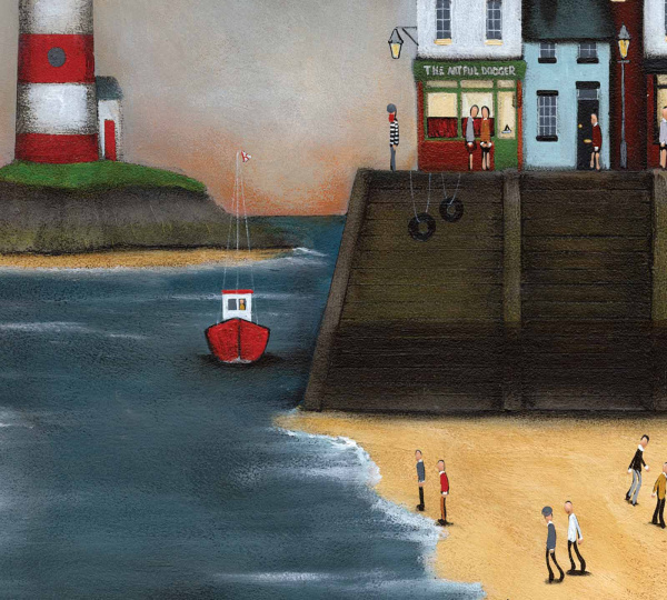 Stand Off (Limited Edition) by Sean Durkin, limited edition print, detail