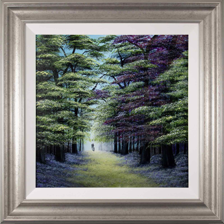 A Walk Among Bluebells Commission