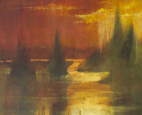 Into The Light (Original) by Hiroko Lewis, original painting