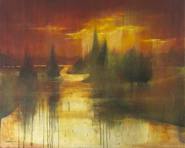 Into The Light (Original) by Hiroko Lewis, original painting