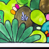 Paradise by Ilenia Rosati, original painting, detail