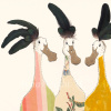 Gossip Girls by Anna Wright, limited edition print, detail