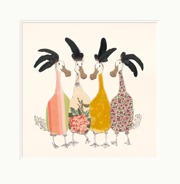 Gossip Girls by Anna Wright, limited edition print