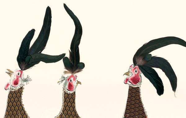 Holding Court by Anna Wright, limited edition print, detail