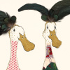 Side Parting by Anna Wright, limited edition print, detail
