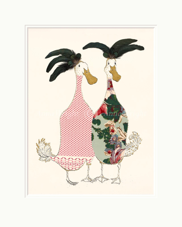 Side Parting by Anna Wright, limited edition print