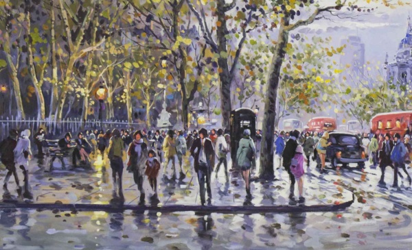 St Paul’s Cathedral by Henderson Cisz, original painting