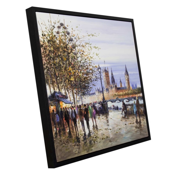 View Of Westminster From The South Bank by Henderson Cisz, original painting