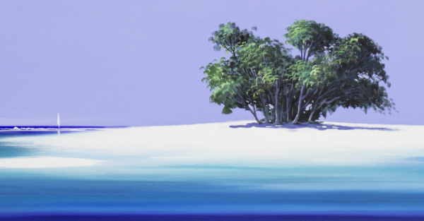 Island Stroll by Henderson Cisz, original painting